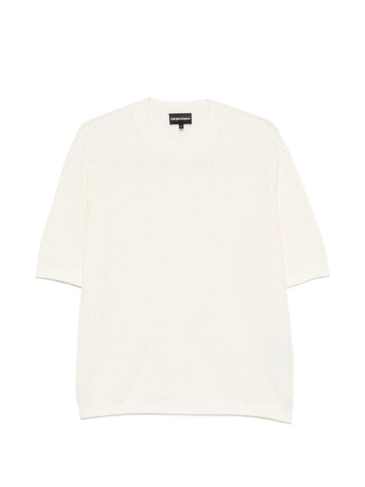 Emporio Armani Sweater-TOPS / DRESSES-[Adult]-[Female]-XXL-WHITE-2022 Online Blue Zone Planet