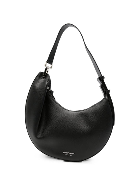 Emporio Armani Leather Shoulder Bag-Shoulder-[Adult]-[Female]-UNI-BLACK-2022 Online Blue Zone Planet