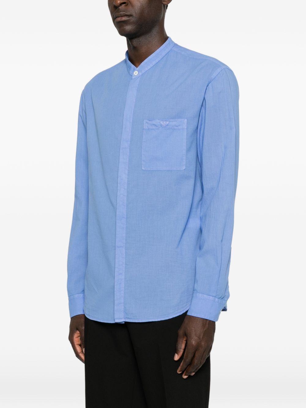 Emporio Armani Shirt-Shirts-[Adult]-[Female]-2022 Online Blue Zone Planet