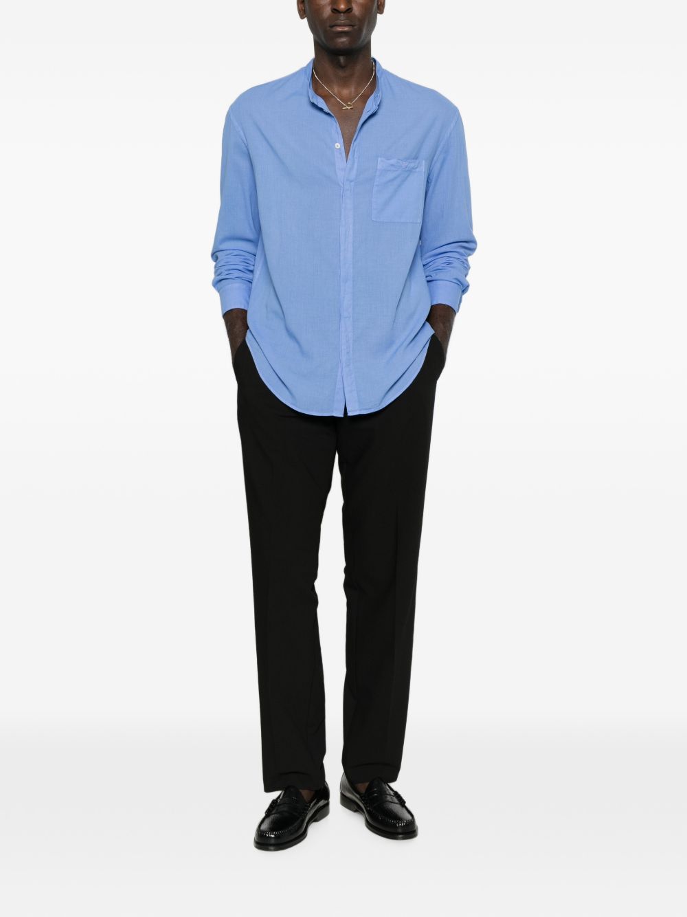 Emporio Armani Shirt-Shirts-[Adult]-[Female]-2022 Online Blue Zone Planet