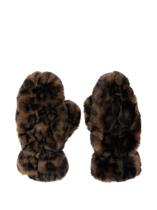 Apparis Leopard Print Mittens-Scarves Hats & Gloves-[Adult]-[Female]-UNI-LEOPARD PRINT-2022 Online Blue Zone Planet