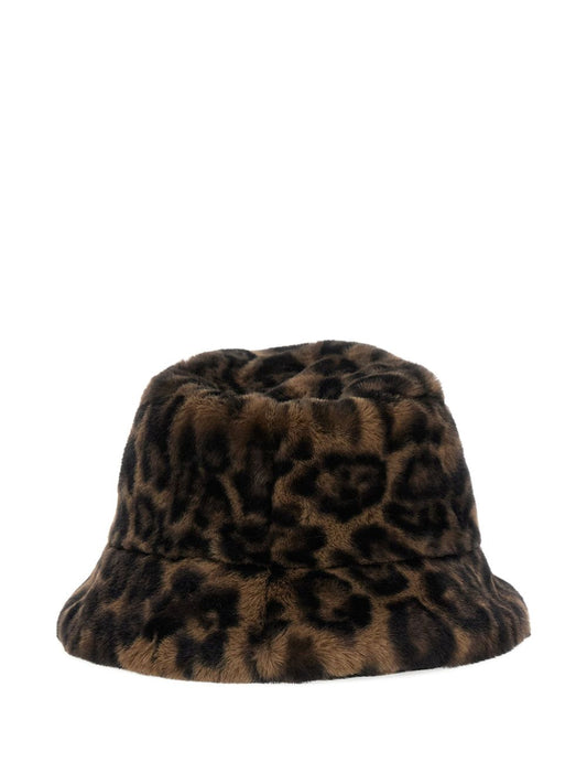 Apparis Amara Leopard Bucket Hat-Scarves Hats & Gloves-[Adult]-[Female]-UNI-LEOPARD PRINT-2022 Online Blue Zone Planet