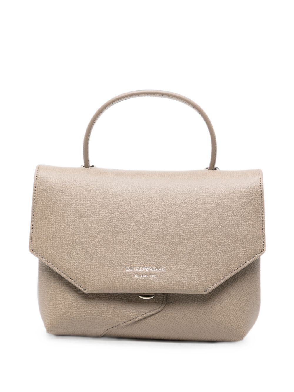 Emporio Armani Leather Top Handle Bag-Handbag-[Adult]-[Female]-UNI-GREY-2022 Online Blue Zone Planet