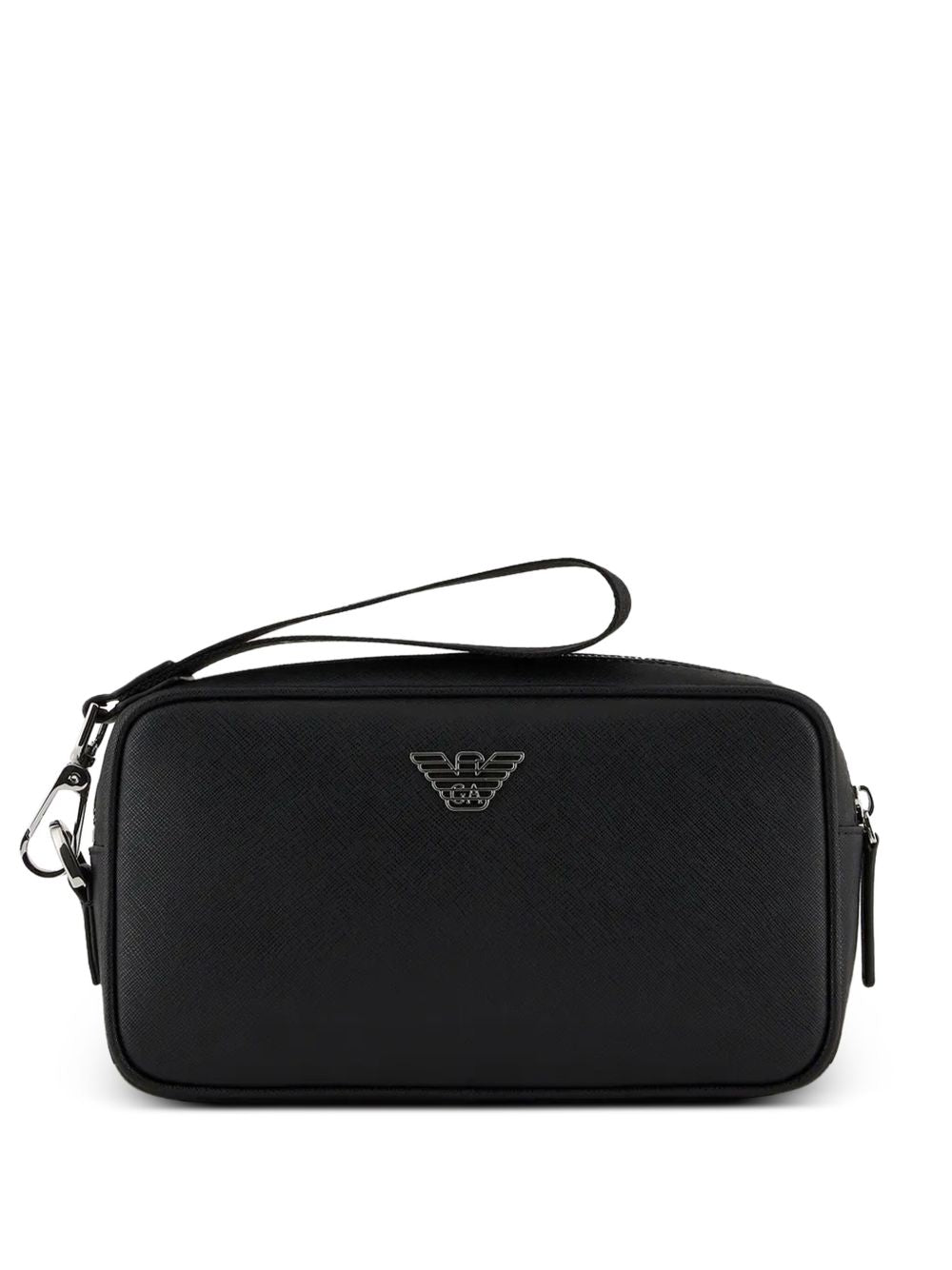 Emporio Armani Logo Crossbody Bag-Clutches-[Adult]-[Female]-UNI-BLACK-2022 Online Blue Zone Planet