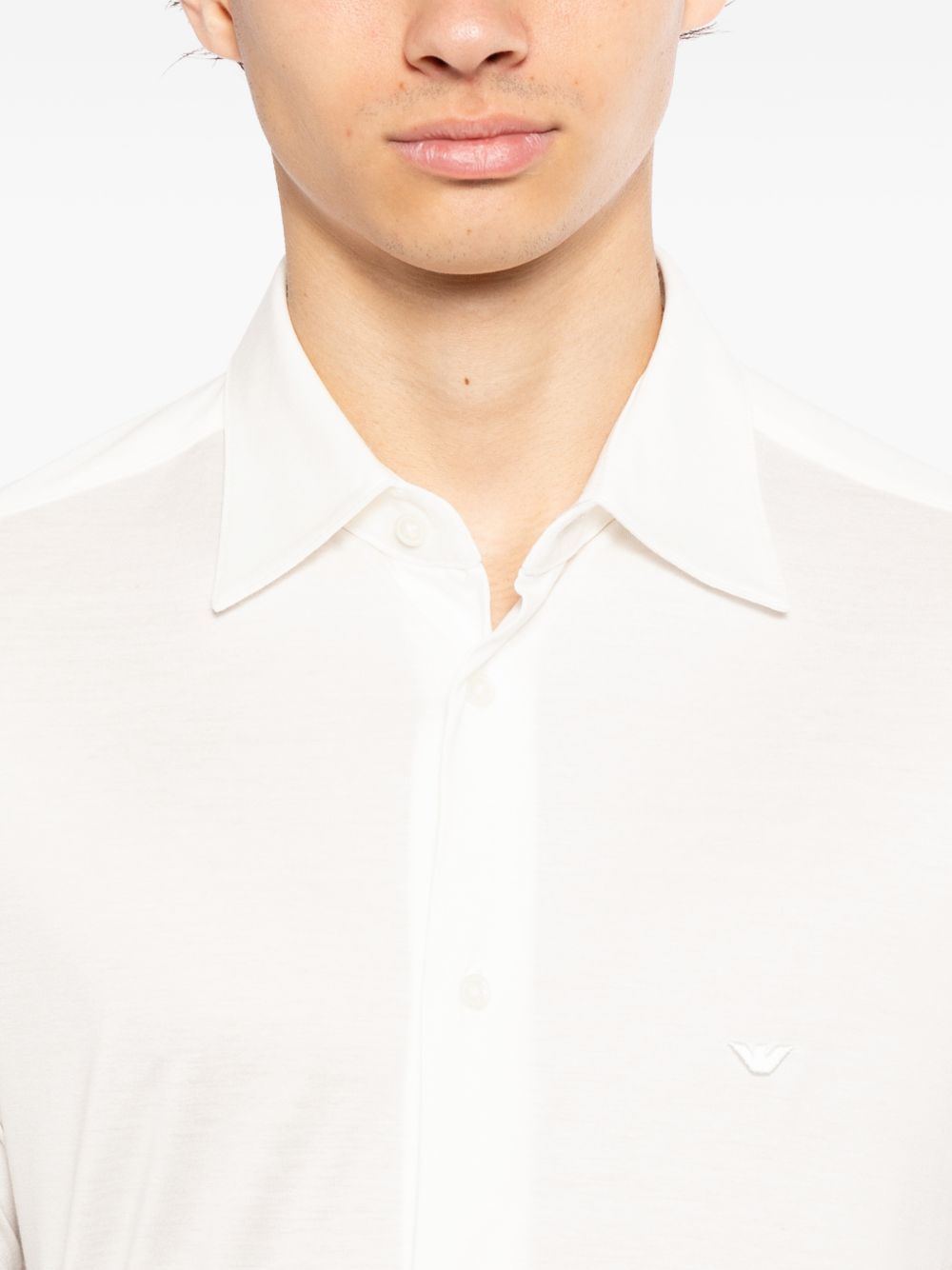 Emporio Armani Shirt-Shirts-[Adult]-[Female]-2022 Online Blue Zone Planet