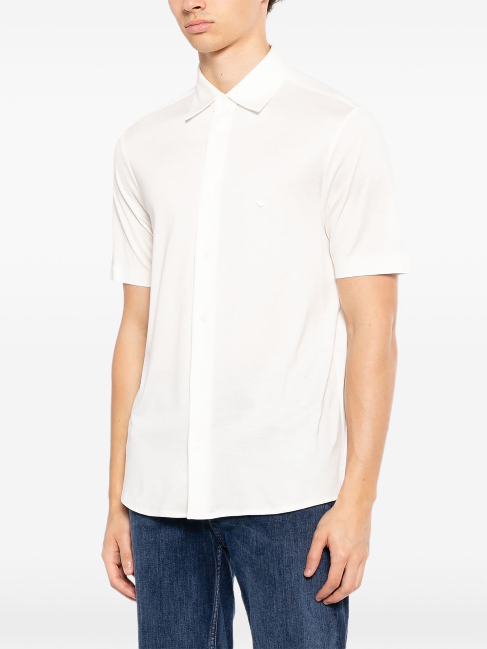 Emporio Armani Shirt-Shirts-[Adult]-[Female]-2022 Online Blue Zone Planet