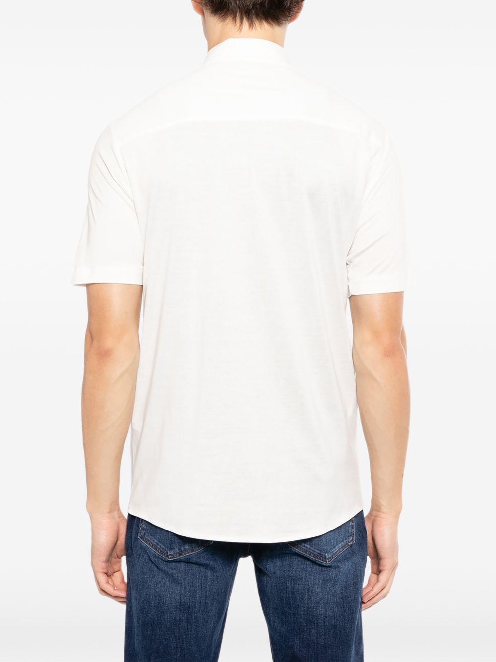 Emporio Armani Shirt-Shirts-[Adult]-[Female]-2022 Online Blue Zone Planet