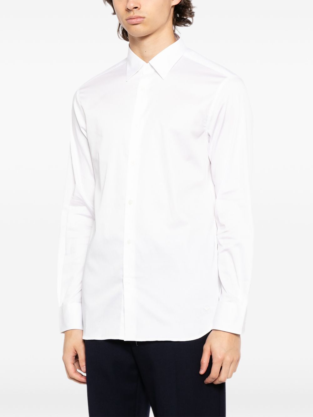 Emporio Armani Shirt-Shirts-[Adult]-[Female]-2022 Online Blue Zone Planet