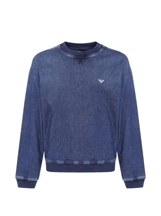 Emporio Armani Sweater-TOPS / DRESSES-[Adult]-[Female]-XL-NAVY-2022 Online Blue Zone Planet