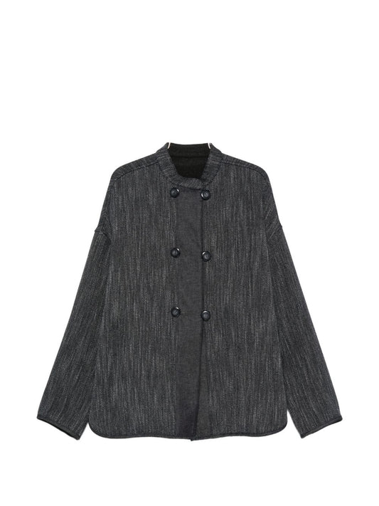 EMPORIO ARMANI CAPSULE Jackets-Jackets-[Adult]-[Female]-40-NAVY-2022 Online Blue Zone Planet