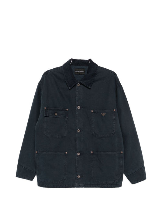 Emporio Armani Coat-Jackets-[Adult]-[Female]-temp-46-NAVY-2022 Online Blue Zone Planet
