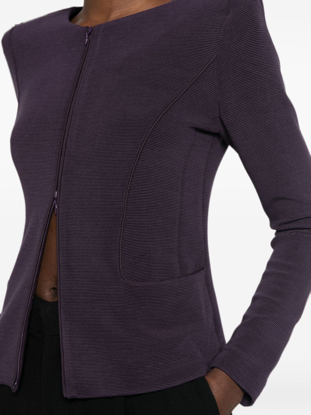 Emporio Armani Jacket-Jackets-[Adult]-[Female]-2022 Online Blue Zone Planet
