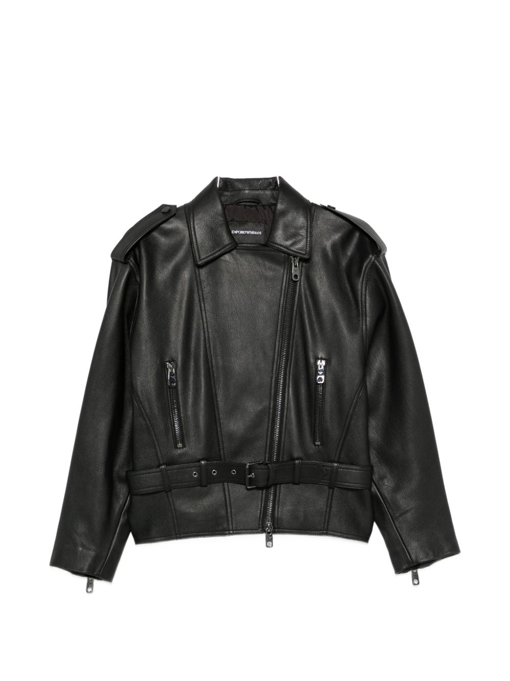 Emporio Armani Jacket-Jackets-[Adult]-[Female]-38-BLACK-2022 Online Blue Zone Planet