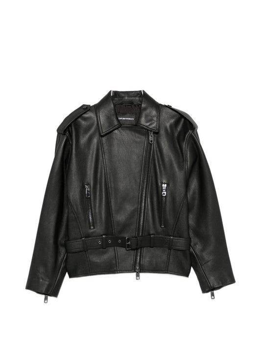 Emporio Armani Jacket-Jackets-[Adult]-[Female]-38-BLACK-2022 Online Blue Zone Planet
