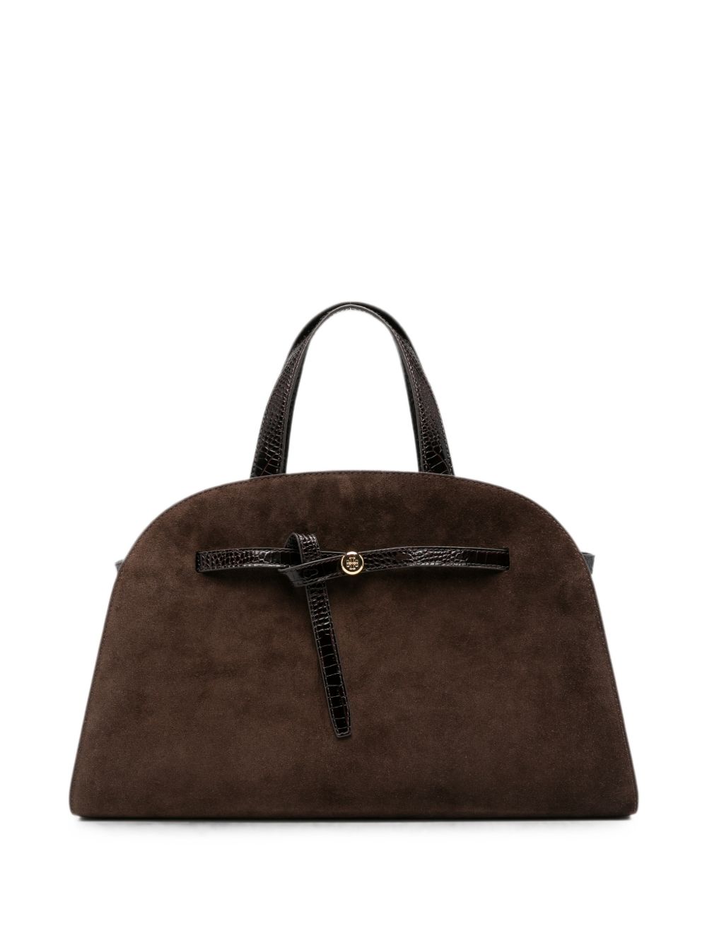 Tory Burch Romy Suede Bucket Bag-Handbag-[Adult]-[Female]-UNI-BROWN-2022 Online Blue Zone Planet