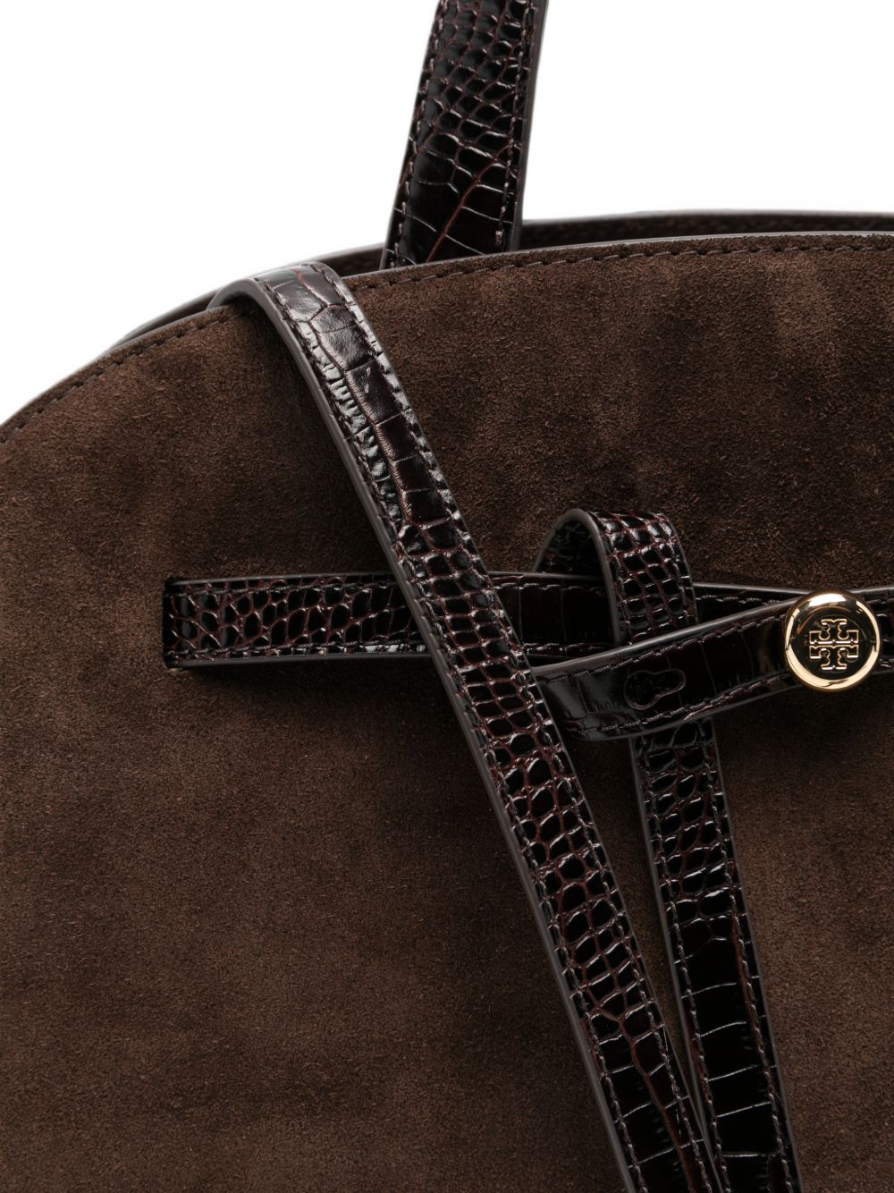 Tory Burch Romy Suede Bucket Bag-Handbag-[Adult]-[Female]-2022 Online Blue Zone Planet