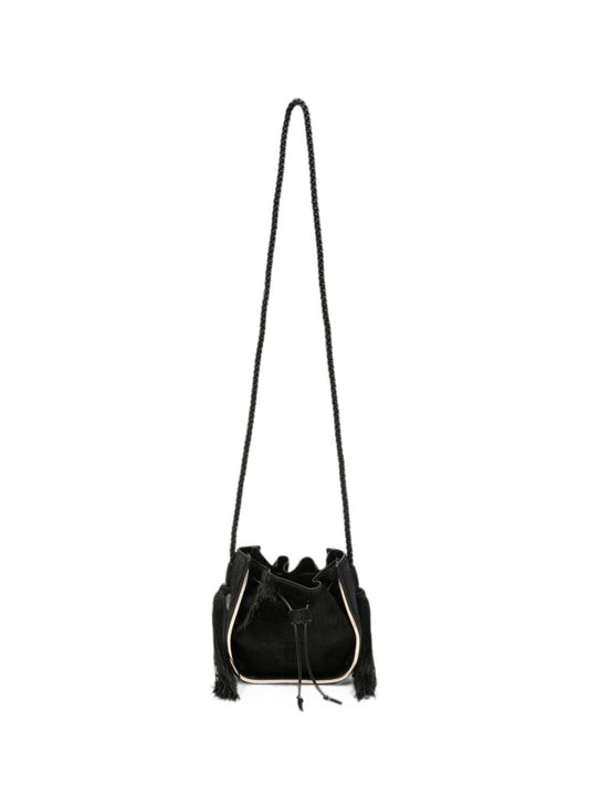 Forte Forte Calf Hair Drawstring Bag-Shoulder-[Adult]-[Female]-UNI-BLACK-2022 Online Blue Zone Planet