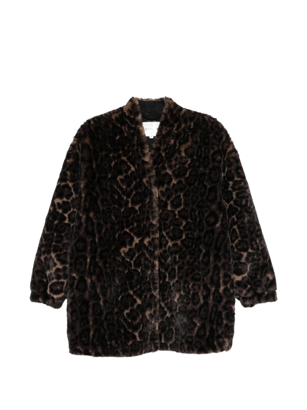 Apparis Leopard Faux-Fur Jacket-Jackets-[Adult]-[Female]-M-LEOPARD PRINT-2022 Online Blue Zone Planet