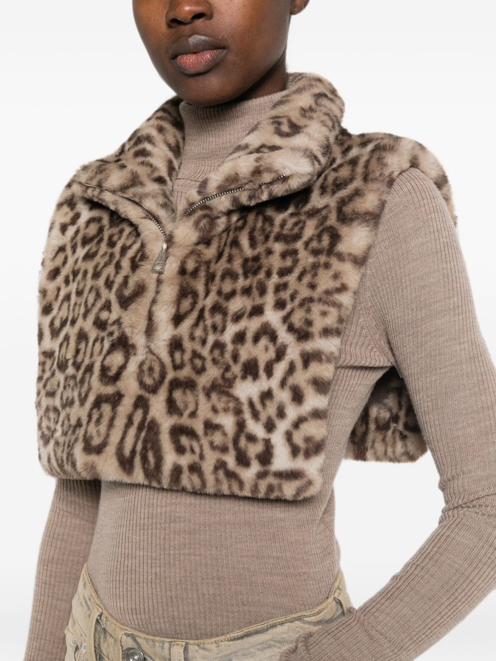 Apparis Leopard Print Scarf-Scarves Hats & Gloves-[Adult]-[Female]-2022 Online Blue Zone Planet