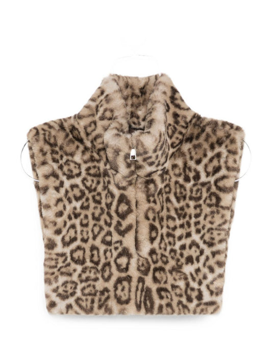 Apparis Leopard Print Scarf-Scarves Hats & Gloves-[Adult]-[Female]-2022 Online Blue Zone Planet