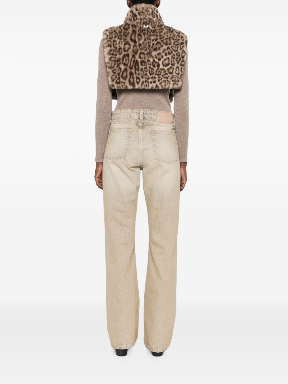 Apparis Leopard Print Scarf-Scarves Hats & Gloves-[Adult]-[Female]-2022 Online Blue Zone Planet