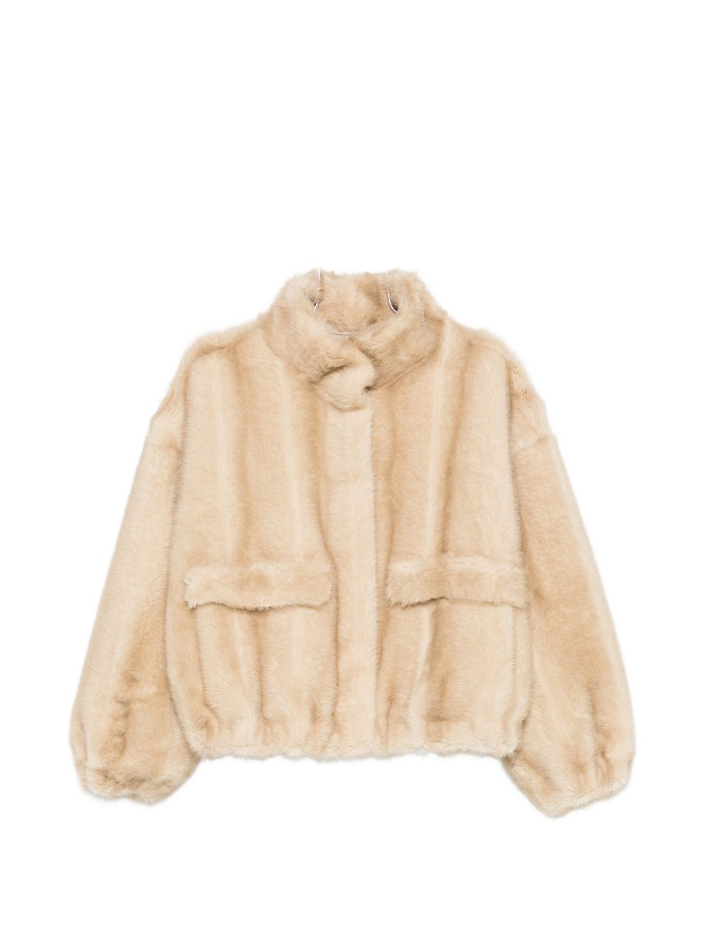 Apparis Faux-Fur Coat-Jackets-[Adult]-[Female]-M-BEIGE-2022 Online Blue Zone Planet