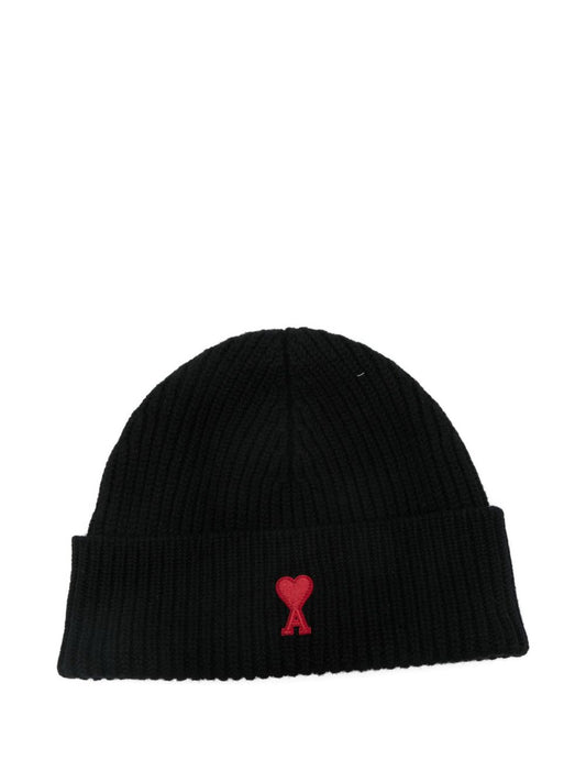 Ami Paris Hat-Scarves Hats & Gloves-[Adult]-[Female]-UNI-BLACK-2022 Online Blue Zone Planet