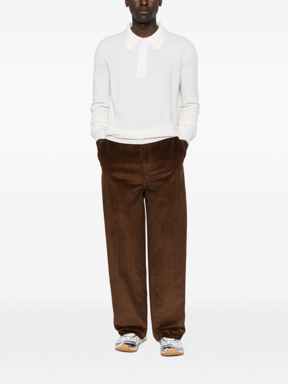 Ami Paris Trousers-Trousers-[Adult]-[Female]-2022 Online Blue Zone Planet