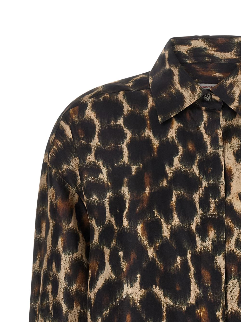 Alberto Biani Printed Silk Shirt-Shirts-[Adult]-[Female]-2022 Online Blue Zone Planet