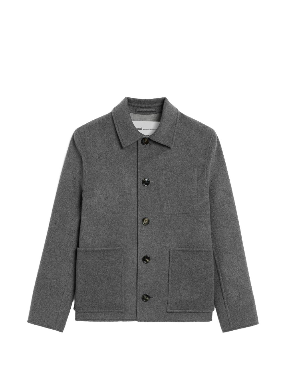 Ami Paris Wool overshirt-Jackets-[Adult]-[Female]-L-GREY-2022 Online Blue Zone Planet