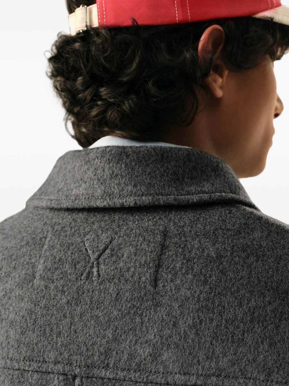 Ami Paris Wool overshirt-Jackets-[Adult]-[Female]-2022 Online Blue Zone Planet