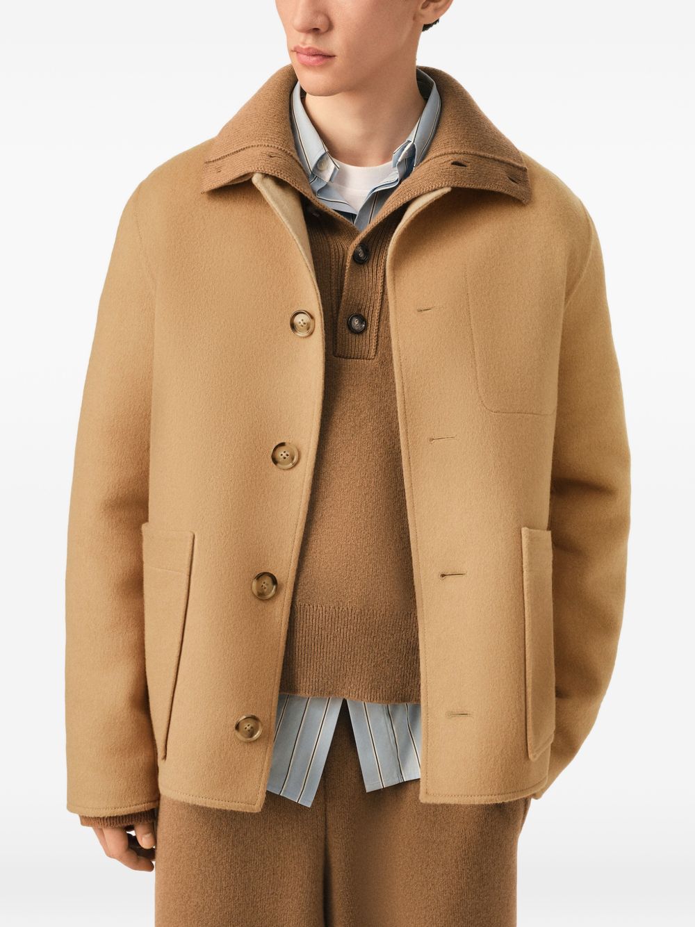 Ami Paris Jackets BEIGE-Jackets-[Adult]-[Female]-2022 Online Blue Zone Planet
