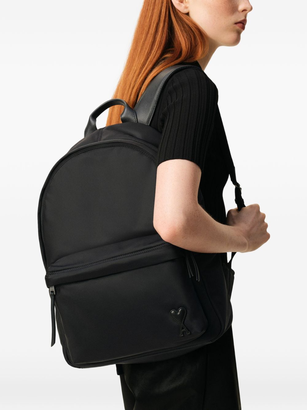 Ami Paris Ami de Coeur Crossbody Bag-Backpacks-[Adult]-[Female]-2022 Online Blue Zone Planet