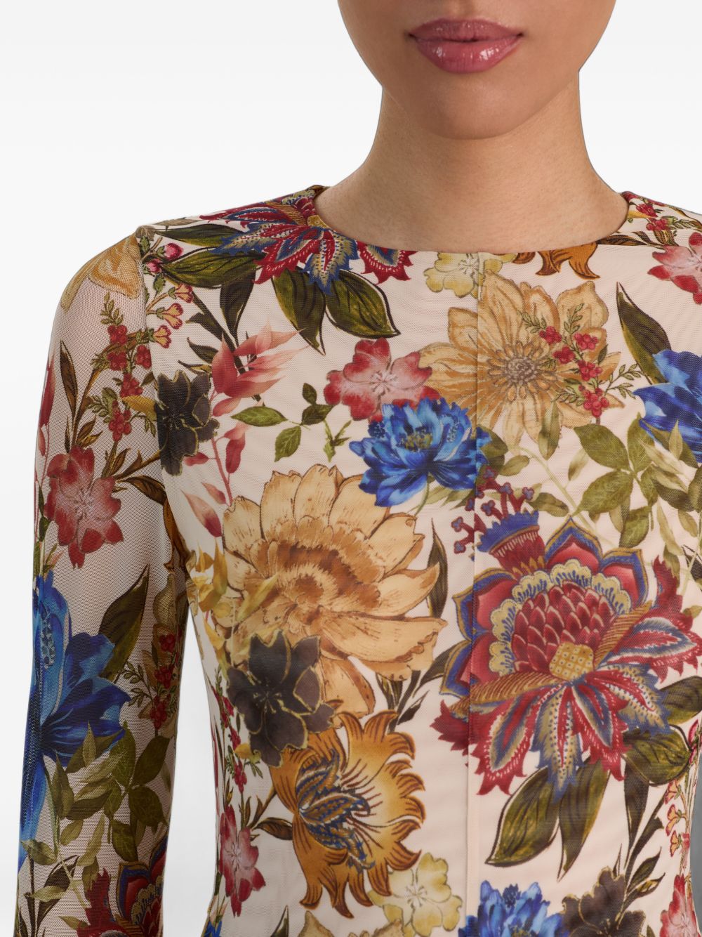 Alice + Olivia Delora printed mini dress-TOPS / DRESSES-[Adult]-[Female]-2022 Online Blue Zone Planet