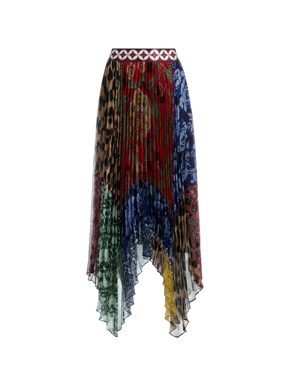 Alice + Olivia Katz Printed Long Skirt-Skirts-[Adult]-[Female]-4-BLACK-2022 Online Blue Zone Planet