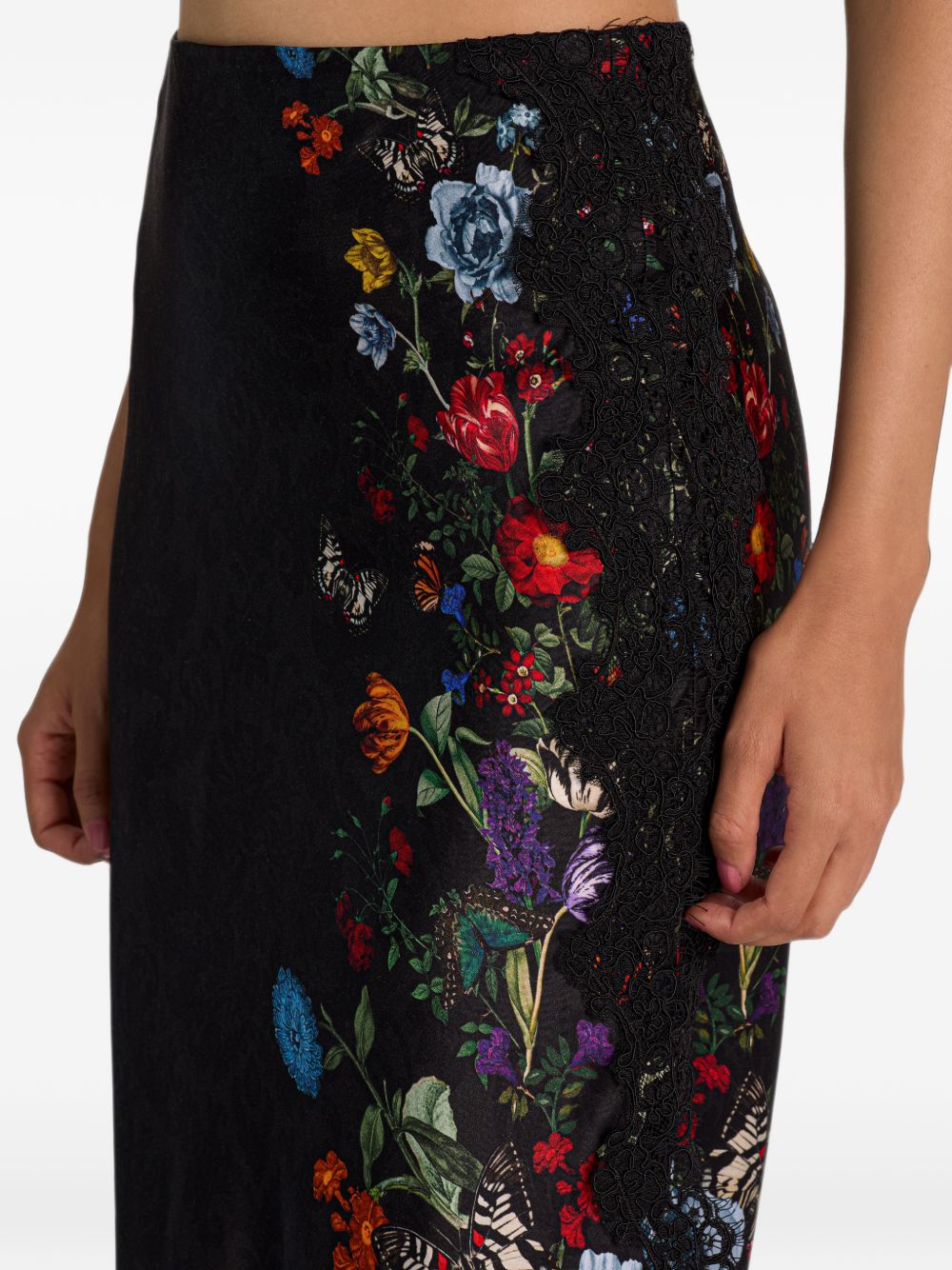 Alice + Olivia Maeve midi skirt-Skirts-[Adult]-[Female]-2022 Online Blue Zone Planet