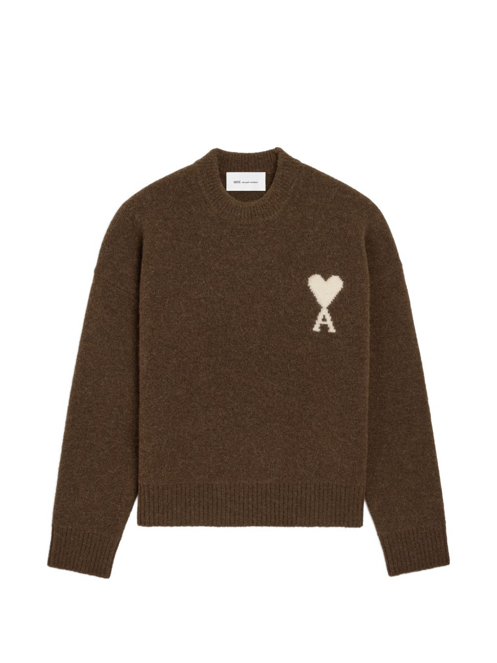 Ami Paris Sweater-TOPS / DRESSES-[Adult]-[Female]-XL-BROWN-2022 Online Blue Zone Planet