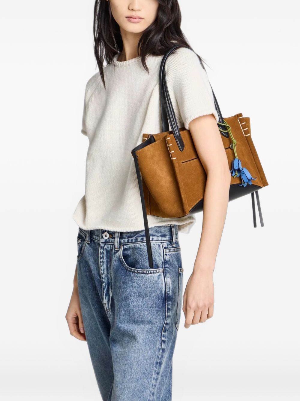 032C JW Anderson Elongated Loafer Cabas Bag-Shopper-[Adult]-[Female]-2022 Online Blue Zone Planet