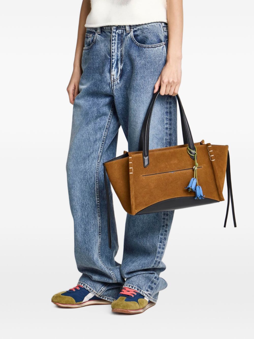 032C JW Anderson Elongated Loafer Cabas Bag-Shopper-[Adult]-[Female]-2022 Online Blue Zone Planet