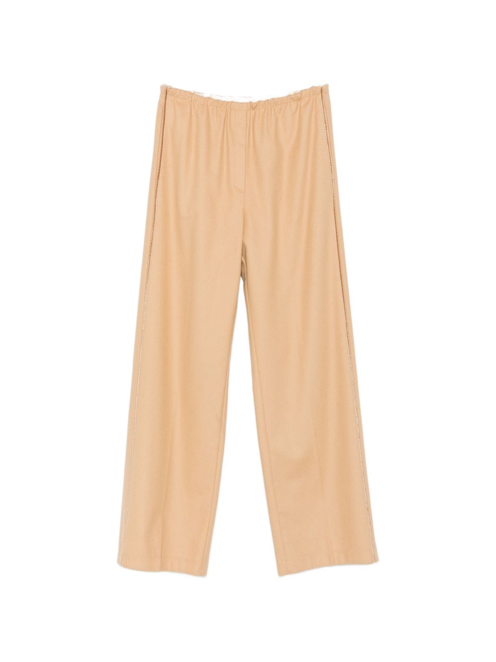 Forte Forte Trousers-Trousers-[Adult]-[Female]-0-CAMEL-2022 Online Blue Zone Planet