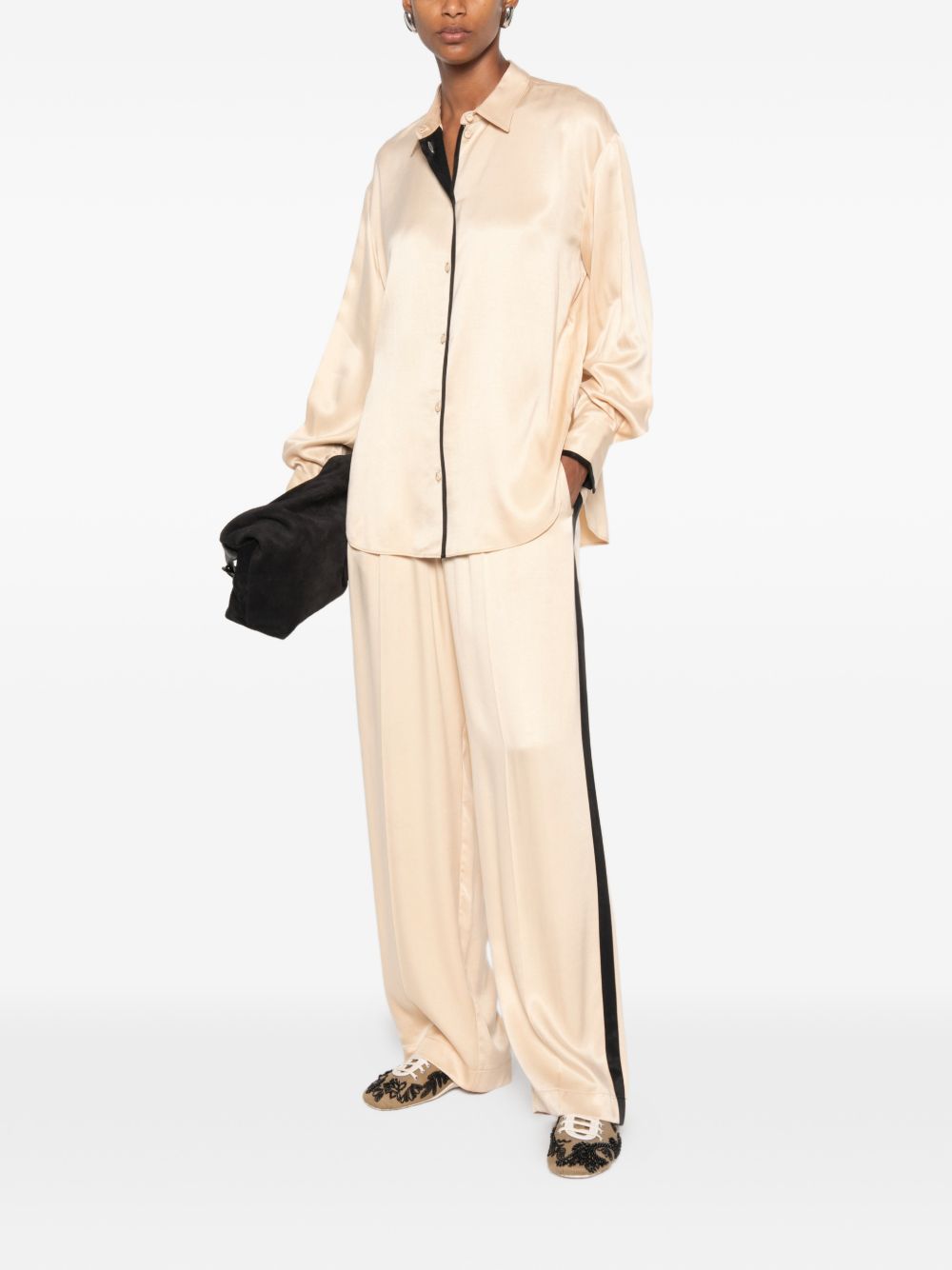 Forte Forte Trousers-Trousers-[Adult]-[Female]-2022 Online Blue Zone Planet