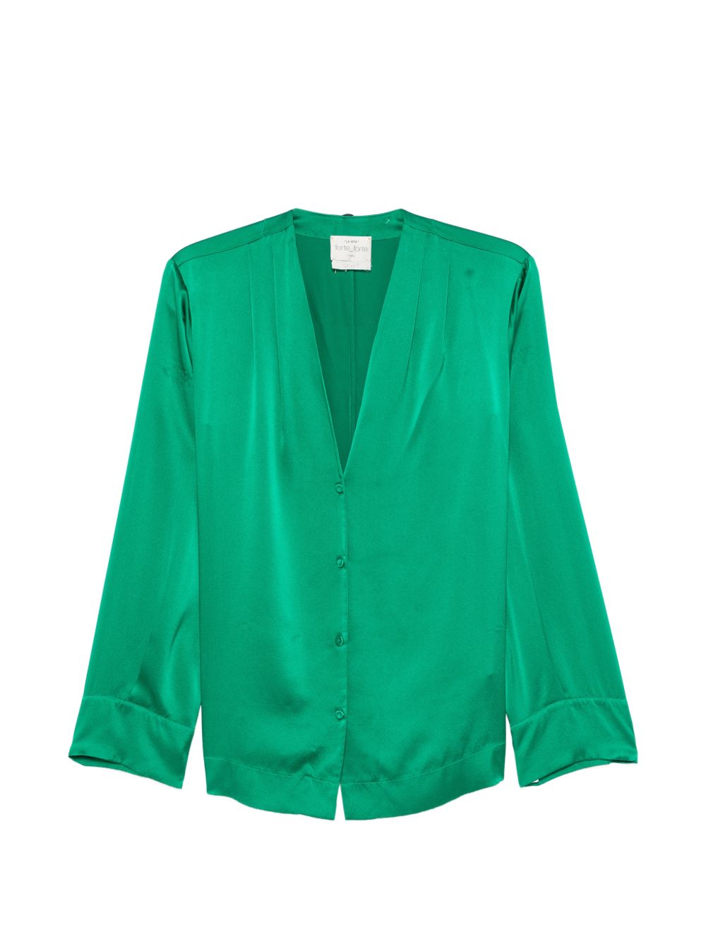 Forte Forte Shirt-Shirts-[Adult]-[Female]-0-GREEN-2022 Online Blue Zone Planet
