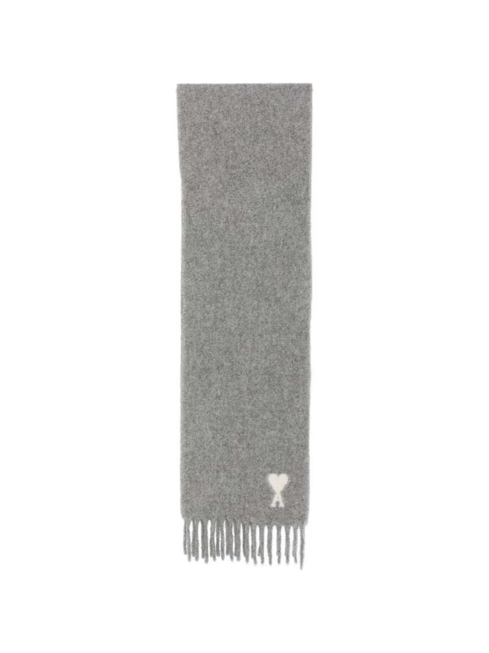 Ami Paris Scarf-Scarves Hats & Gloves-[Adult]-[Female]-UNI-GREY-2022 Online Blue Zone Planet
