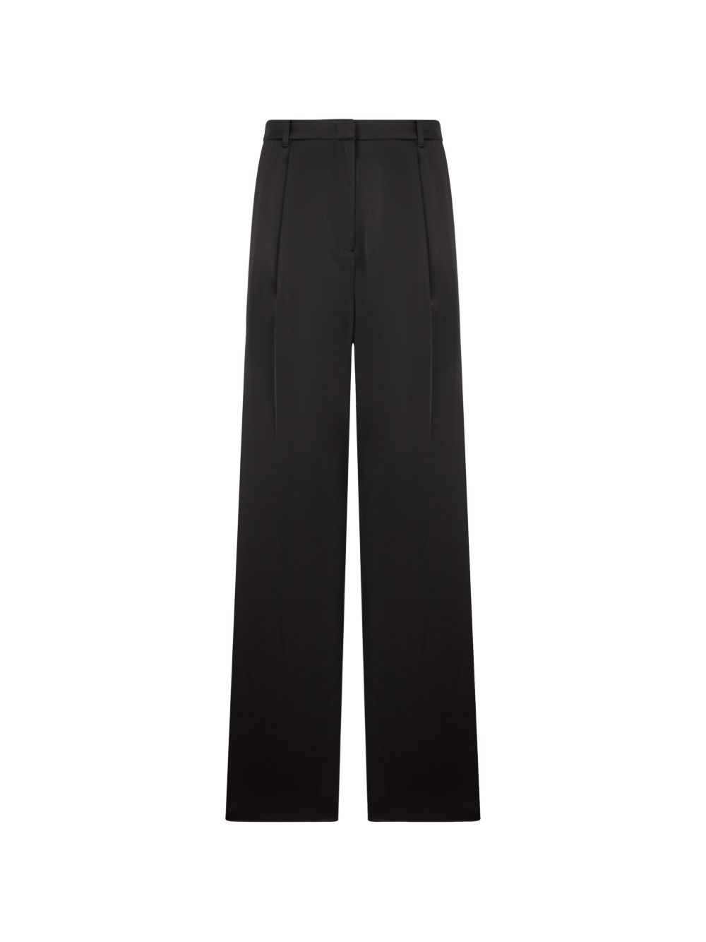 Emporio Armani Twill Trousers-Trousers-[Adult]-[Female]-38-BLACK-2022 Online Blue Zone Planet