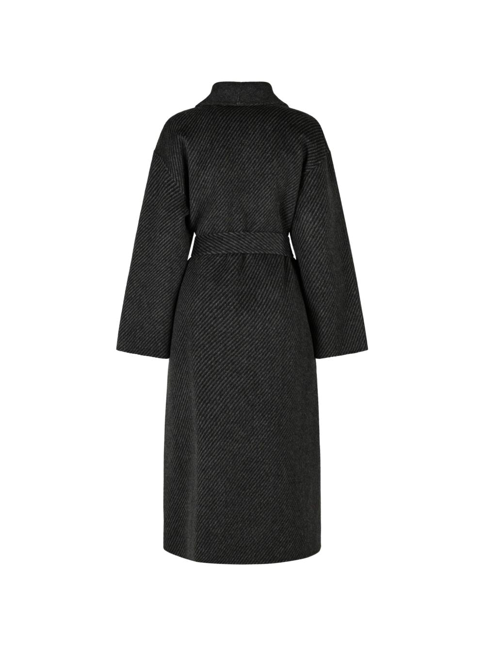 Emporio Armani Wool Coat-Jackets-[Adult]-[Female]-2022 Online Blue Zone Planet