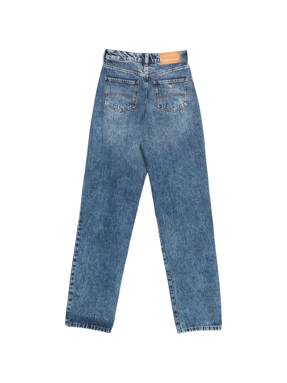 Emporio Armani Denim Cotton Jeans-Jeans-[Adult]-[Female]-2022 Online Blue Zone Planet