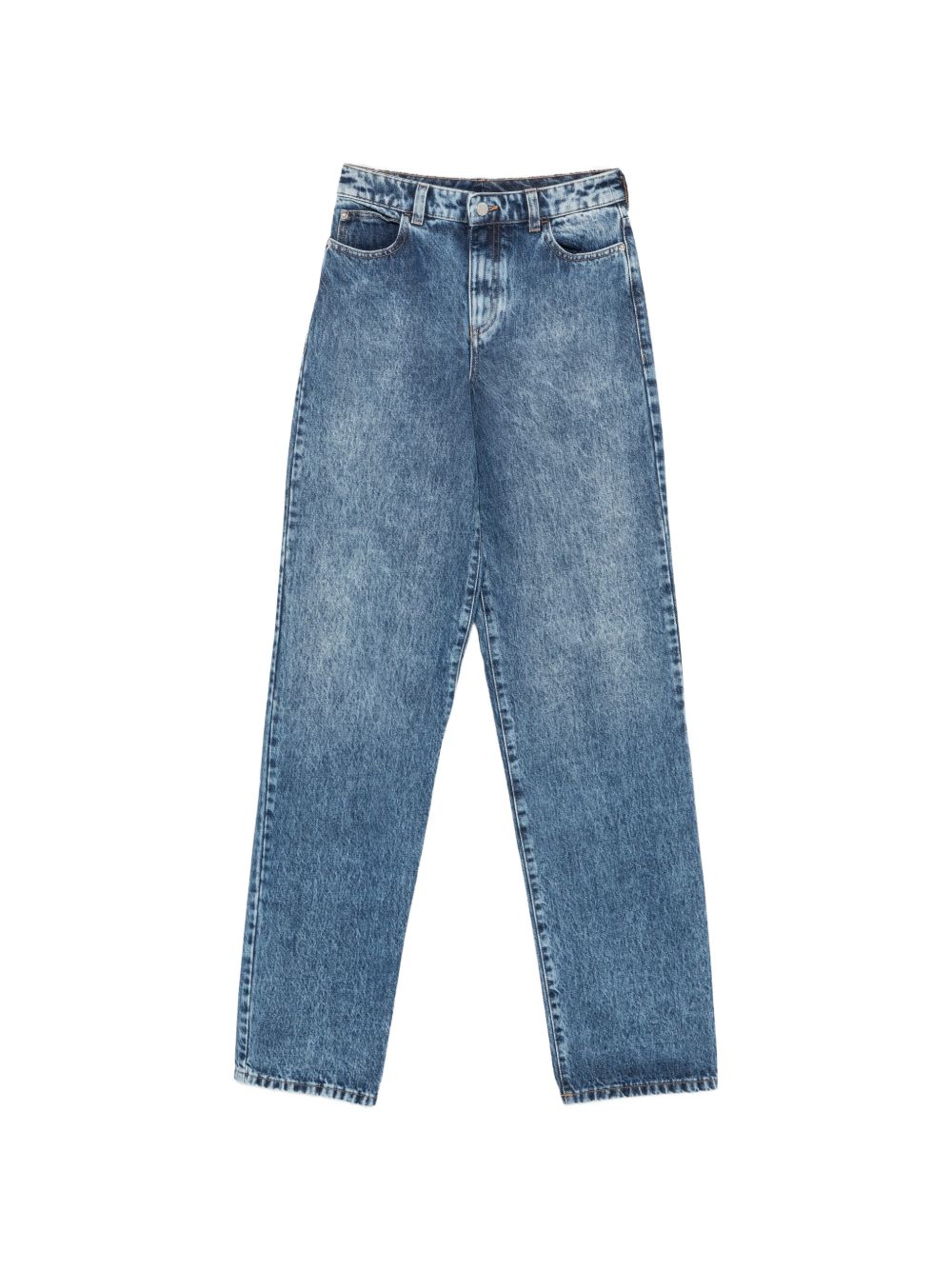 Emporio Armani Denim Cotton Jeans-Jeans-[Adult]-[Female]-25-LIGHT BLUE-2022 Online Blue Zone Planet