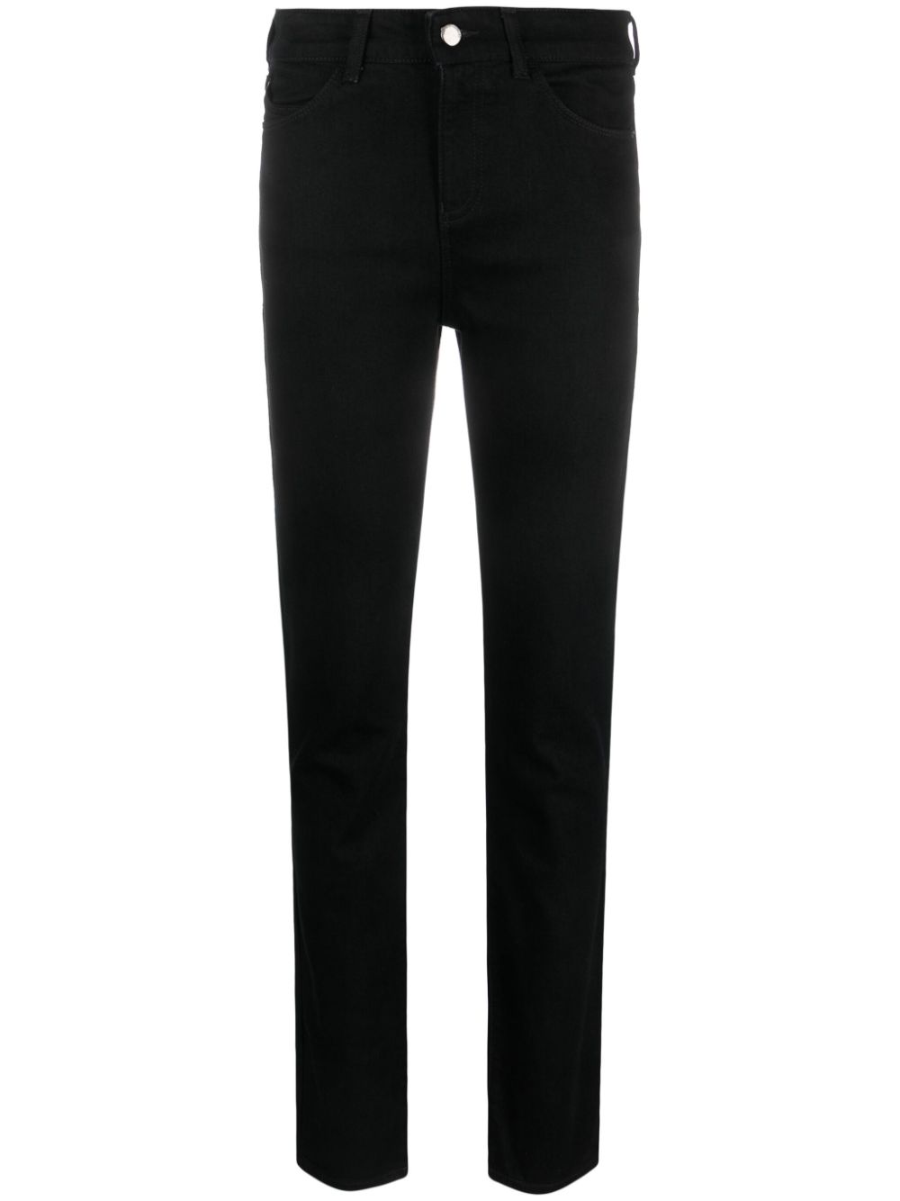 Emporio Armani Denim Cotton Jeans-Jeans-[Adult]-[Female]-26-BLACK-2022 Online Blue Zone Planet