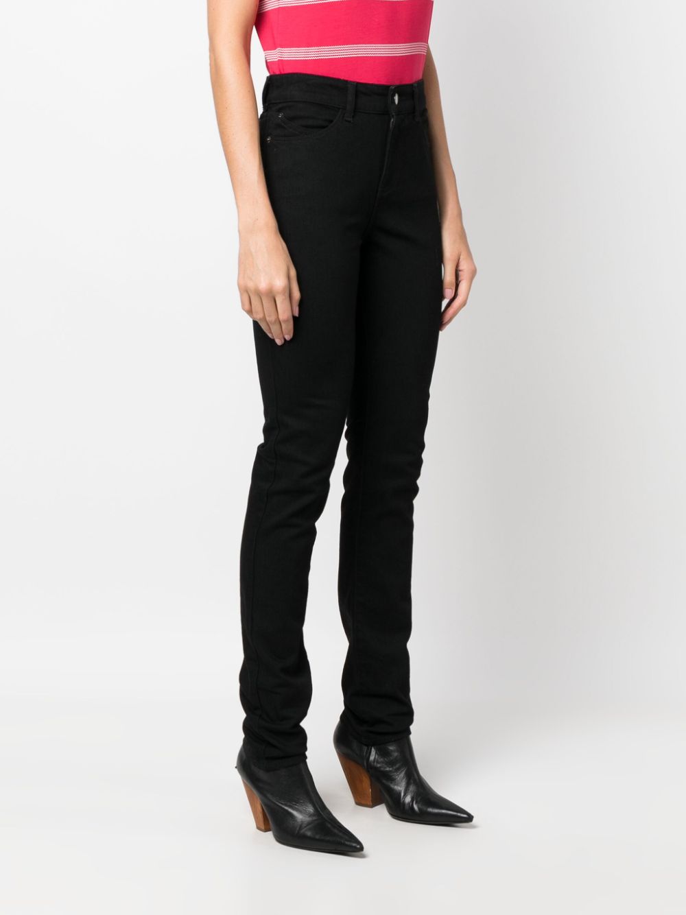 Emporio Armani Denim Cotton Jeans-Jeans-[Adult]-[Female]-2022 Online Blue Zone Planet