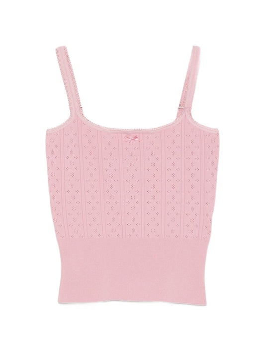 032C JW Anderson Cotton Tank Top-Topwear-[Adult]-[Female]-2022 Online Blue Zone Planet